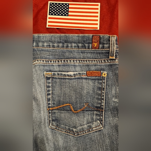 7 For all Mankind Made in U.S.A size 30 - Picture 7 of 7